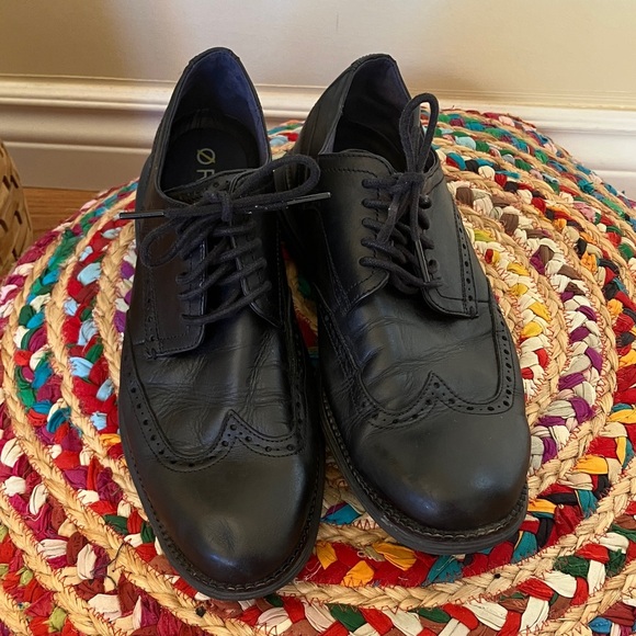 Cole Haan Classic Black Leather Men's Dress Shoes - Picture 1 of 8